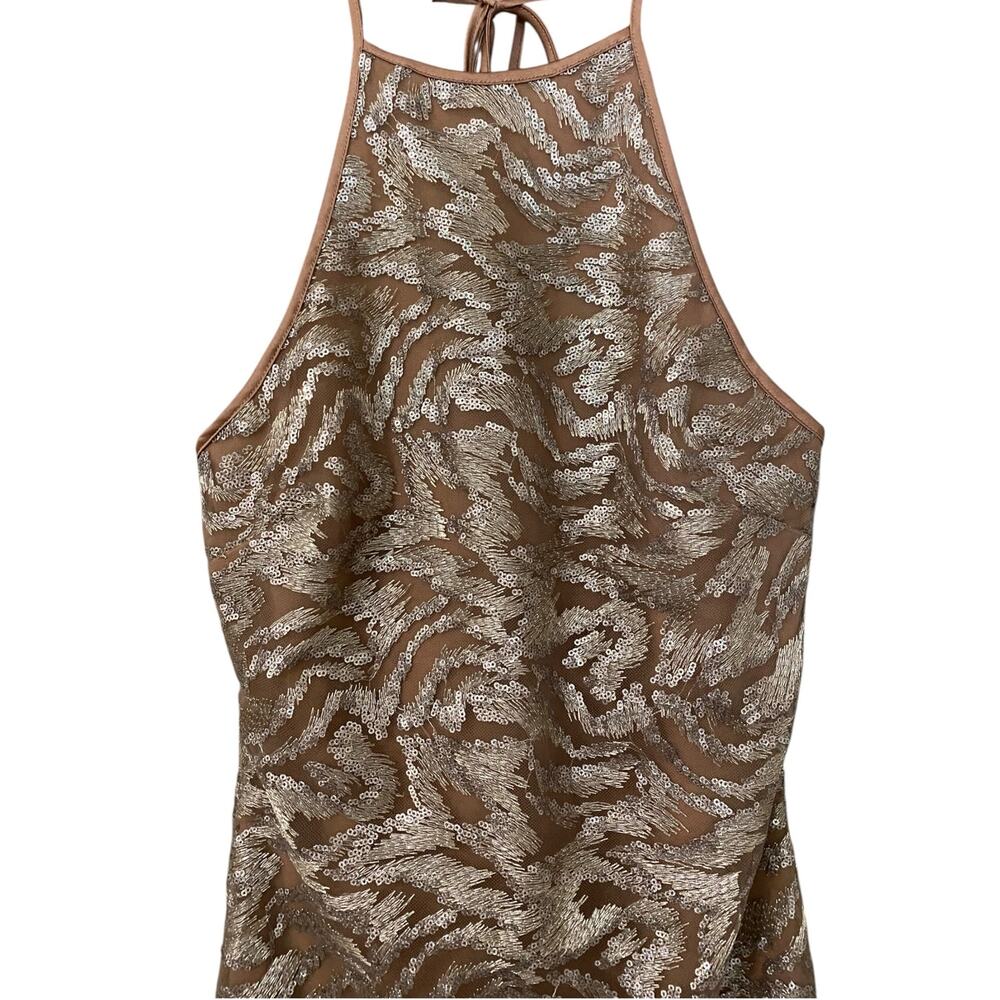 House of CB Giada Maxi Dress Gown Small Embroidered Sequin Formal Cocktail Party - Picture 12 of 16